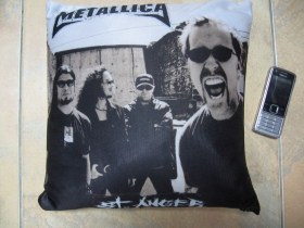 Metallica, vankúšik cca.30x30cm 100%polyester